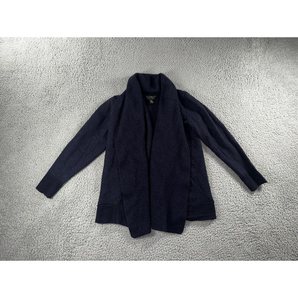 Mercer & Madison Cardigan Women Medium Italian Merino Wool Open Front Sweater